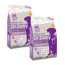 닥터도비 스킨앤코트 강아지 사료 2p, 피부건강, 5kg, 2개