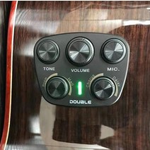 더블 S1 프로 공명 어쿠스틱 픽업 피에조 및 마이크 더블 픽업 모드 transacoustic 픽업