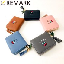 여성 초등학생 중학생 고등학생 청소년 지갑 카드 동전 체리 반지갑