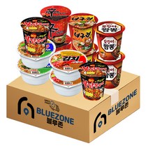 소컵라면 6종 12개입 (육개장사발면2 + 김치사발면2 + 신라면2 + 너구리2 + 불닭볶음면2 + 오징어짬뽕2), 1세트