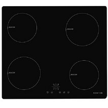NOXTON 인덕션 쿡탑 전기 스토브 4 버너 6400W 220 ~ 240V, 블랙 4 버너 인덕션 쿡탑