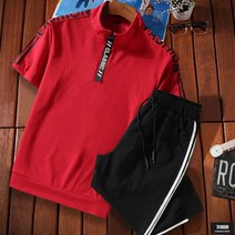 가바바 남성 트레이닝복세트 활동적이지만 멋스러운 반팔트레이닝복 G45310