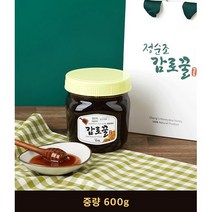 직접 양봉하는 천연벌꿀 정순조 감로꿀, 600g, 1병
