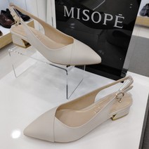 미소페 여성 미들힐 슬링백 구두 백오픈 (3cm) 111912017