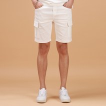 후앙스 데일리 베이직 면스판 카고 반바지 하프팬츠 GZCP-4933