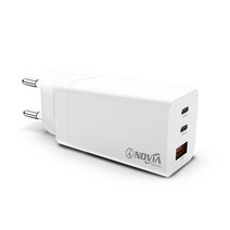 아이노비아 USB PD 65W PPS GaN 45w 멀티 초고속충전기, 화이트