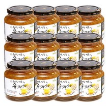 국내산 고흥유자차(정백당) (1kg x 12병) 유자청, 단품, 단품