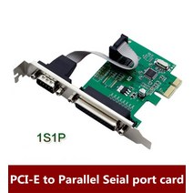 개 RS232 직렬 COM 및 프린터 병렬 LPT 포트 PCI 익스프레스 어댑터 카드 무료, 0 기타