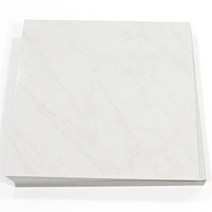 비점착 사각데코타일 3T 비앙코 아이보리 유광 (T2441), 45.7cm×45.7cm(16장)1평