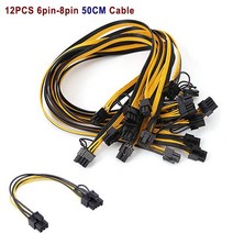 테스트 DPS-1200FB 1200W PSU 전원 공급 장치 + HP 서버 브레이크 아웃 보드 50cm / 6pin to 케이블 DL580G, 10 12PCS 50CM Cable