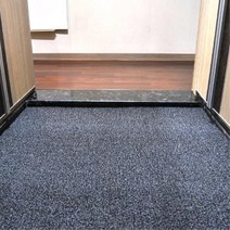 현관 바닥 쿠션 코일롤매트 검정회색 120cm