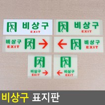 있으면 유용한 비상구 표지판, 축광 가로 오른쪽