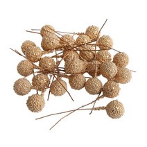 크리스마스 트리 장식용 인공 100개 조각(빨간색 ), 거품, 황금