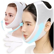 H 통풍 V라인 리프팅밴드/얼굴밴드 페이스라인 브이라인 이중턱 교정기 얼굴윤곽 탄력밴드, 2)통풍 V라인 리프팅밴드(일반형)
