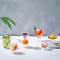 아포카토 에이드 라떼 예쁜 디자인 투명 유리컵 아이스커피 이중 유리잔 커플세트 감성 디저트 더블 티 아이스크림 컵, 05.하트(300ml)_2P