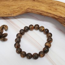 호랑이 자연침향 합장주 12mm (침향나무 침향팔찌 염주팔찌), 손목둘레 19cm