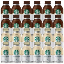[올쇼유]스타벅스 더블샷 에스프레소크림 275ml 12개 + 바닐라 275ml 12개, 24개