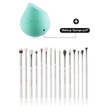 Jessup-메이크업 브러쉬 세트 펄 화이트/실버 뷰티 파운데이션 파우더 아이섀도우 메이크업 6 개-25 개, T237 with SP001