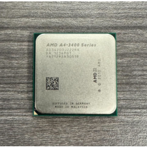 AMD A-시리즈 A4-3420 2.8 GHz 소켓 FM1 컴퓨터 CPU AD3420OJZ22HX