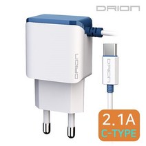 모두몰 5V 2.1A 가정용 충전기 C타입 일체형 1.2M DR-TC1-210 출장용충전기 멀티충전기 USB충전기 다용도충전기 C타입충전기, 상세페이지 참조