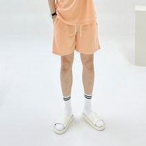 아도르클래식 하늘 편하고 시원한 면 스판 츄리닝 반바지