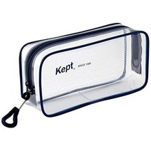 일본직발송 3. 레이 메이 후지이 펜 케이스 붓 상자 캅토 KEPT 클리어 펜 파우치 네이비 KPF902K B0848TS7, One Size