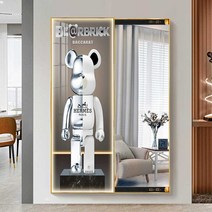 유나마 문걸이거울 문에거는 전신거울 기숙사 드레스룸 공간활용, Violent Bear C형 140x50cm