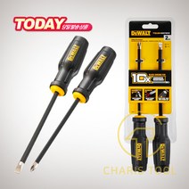 디월트 타격 드라이버 세트 DWHT65100 십자 일자 2개입 다가네 자석팁 도라이버 카리스툴
