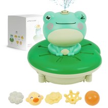 [아이목욕장난감] 리틀클라우드 빙글빙글 개구리 목욕장난감