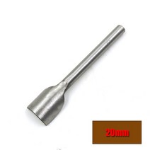 가죽공예 QJH 9 사이즈 스틸 가죽 공예 하프 라운드 커터 펀치 스트랩 도구, 03 size 20mm