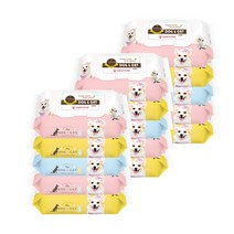 홈인더스트리 도그앤캣 고급 반려동물 물티슈 100매 x 15팩 / 동물용의약외품 제조 허가된 제품