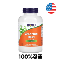 나우푸드 발레리안 뿌리 Valerian Root 500mg 250캡슐