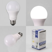 비츠온 LED벌브 10W E26 주광 KS A60 산업용 가정용 상가 다용도 램프