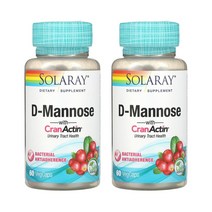 1+1 솔라레땡 만노스 크랜엑틴 만노스1000mg 크랜베리 400mg 60캡슐