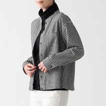 무인양품 MUJI 여성 플란넬 스탠드 칼라 셔츠 BCB19ZZZ