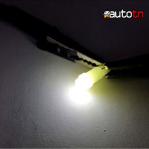 NLIGHT 12V 오토바이 자동차 튜닝 LED 면발광 T5 LED전구 3가지 색상 트렁크등 안장등 계기판등, 빨강, 1개