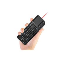 스마트 TV PC용 백라이트 레이저 포인터가 Rii k01v3 미니 무선 키보드