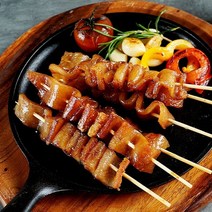 돼지껍데기꼬치 5꼬치+매운고추소스 120g, 단품