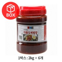 강가네 다용도 비빔장 2kg 1박스(6개), 1개