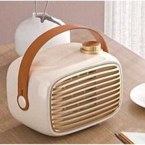 온풍기 히터 레트로 가정용 화장실 아기목욕 온열 팬, (700W)+덤핑전원오프+그래핀효율난방화이트