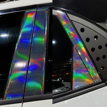 [AM] 팰리세이드 레이저카본홀로그램 BC필러 데칼스티커