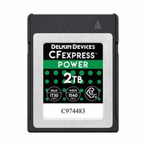 Delkin 디바이스 CF익스프레스 파워 타입B 메모리 카드 (DCFX1-2TB), Card_2TB