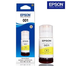 [알(R)전산] 엡손정품 T03Y 001 검정+칼라 세트 잉크 L4150 L4160 L6160 L6170 L6190 L6191 L14150 (색상선택 후 구매), 노랑, 1개