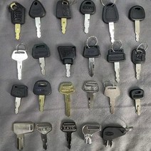 10/23/43PCS 키 세트 마스터 점화 굴삭기 + 헤비 공장 기계 대부분의 트랙터 중장비, 02 23PCS