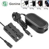 ADAPTER F550 F750 F770 F960 F970 DC 커플러 NP-F 더미 배터리 AC 전원 어댑터 HXR-NX5 HXR-NX100 PXW-Z150 NEX-FS100, 02 EU, 2.EU