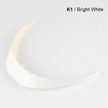 AGV-K1 오리지널 테일 리피팅 헬멧 에어 스포일러 모터사이클 액세서리 유니버설 S 사이즈에 적합하지 않, 09 bright white