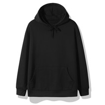 S~3XL 빅사이즈 남녀 공용 특양면 무지 베이직 후드 티 셔츠 노멀핏 HDT001
