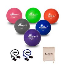 SunNordic 9 Pack 플라이 오 메트릭 가중 야구 세트 (3.5-70OZ) 타격 던지기 연습 소프트 쉘 훈련 소프트볼, 6 팩