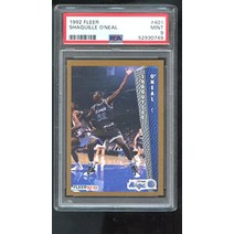 NBA 마이클조던 카드1992-93 플리어 401 샤킬 오닐 루키 rc psa 9 등급 농구 민트 1992 1993 샤크 온알