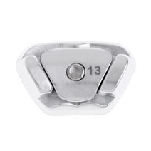 GBB EPIC 드라이버 헤드 13G 실버용 2x골프 트랙 및 슬라이딩 웨이트, 실버, 아연 합금 알루미늄 합금